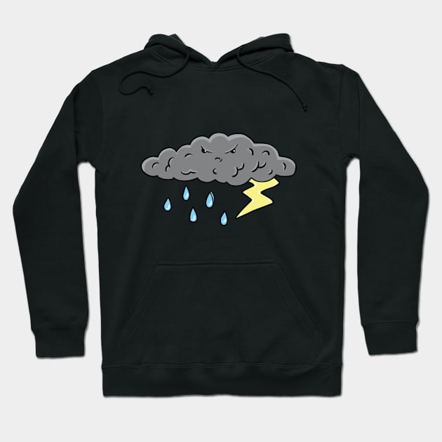 Cute Storm Cloud Hoodie by Shelby_Rae_Designs